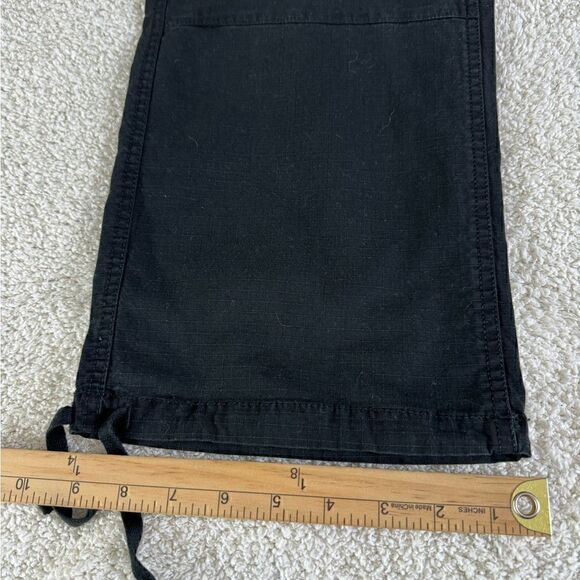 Good American Pants Womens size 6 Desert storm cargo Black Wide leg Baggy New‎ - Picture 11 of 12